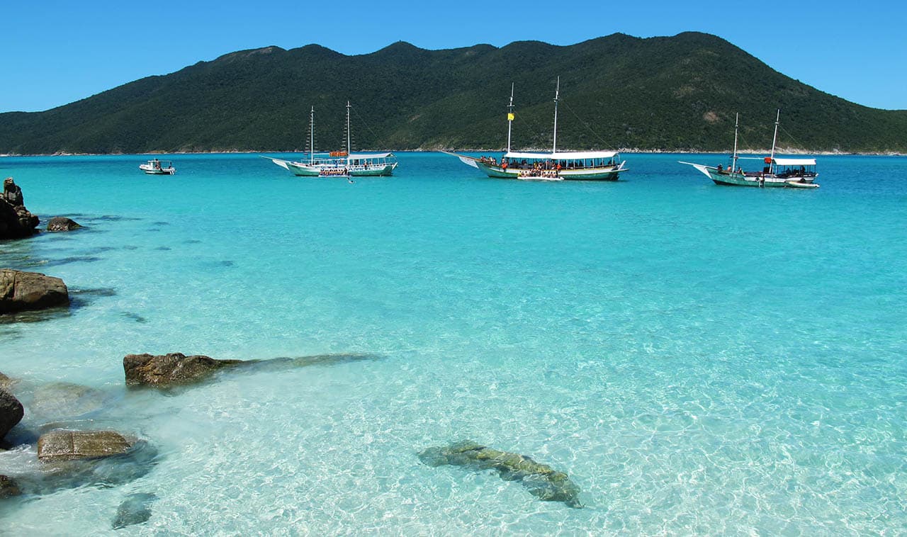 Passeio de barco em Arraial do Cabo (Transporte privativo)